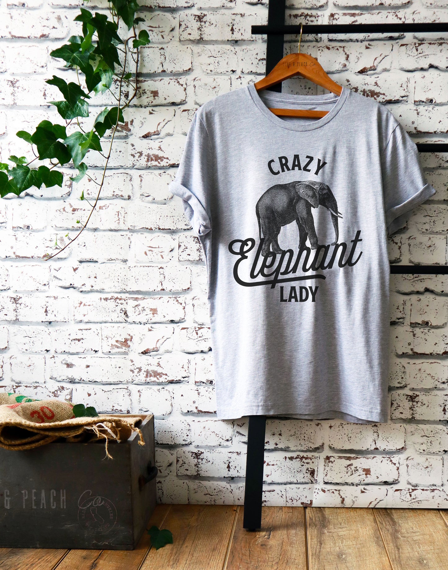 Crazy Elephant Lady Unisex Shirt