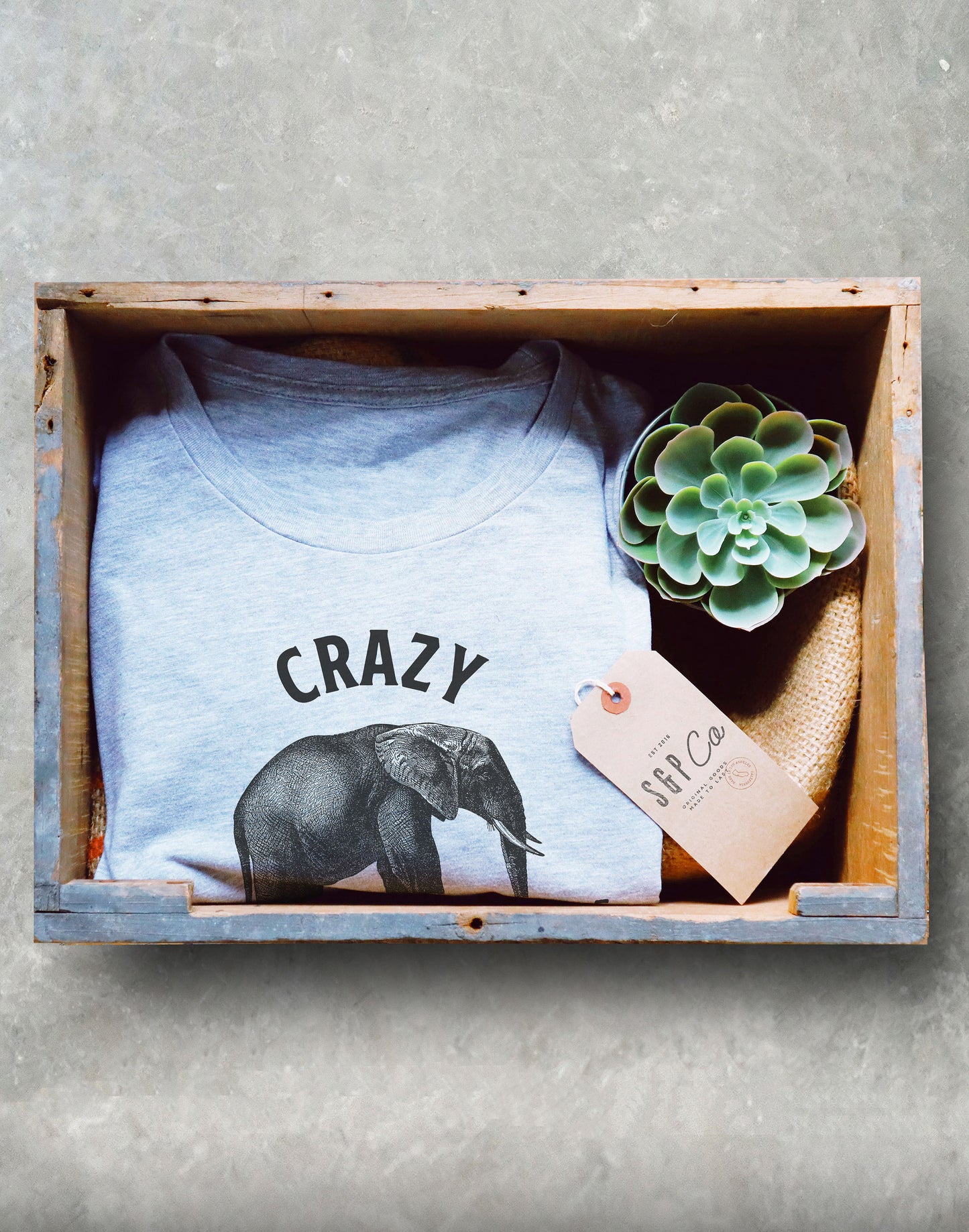 Crazy Elephant Lady Unisex Shirt