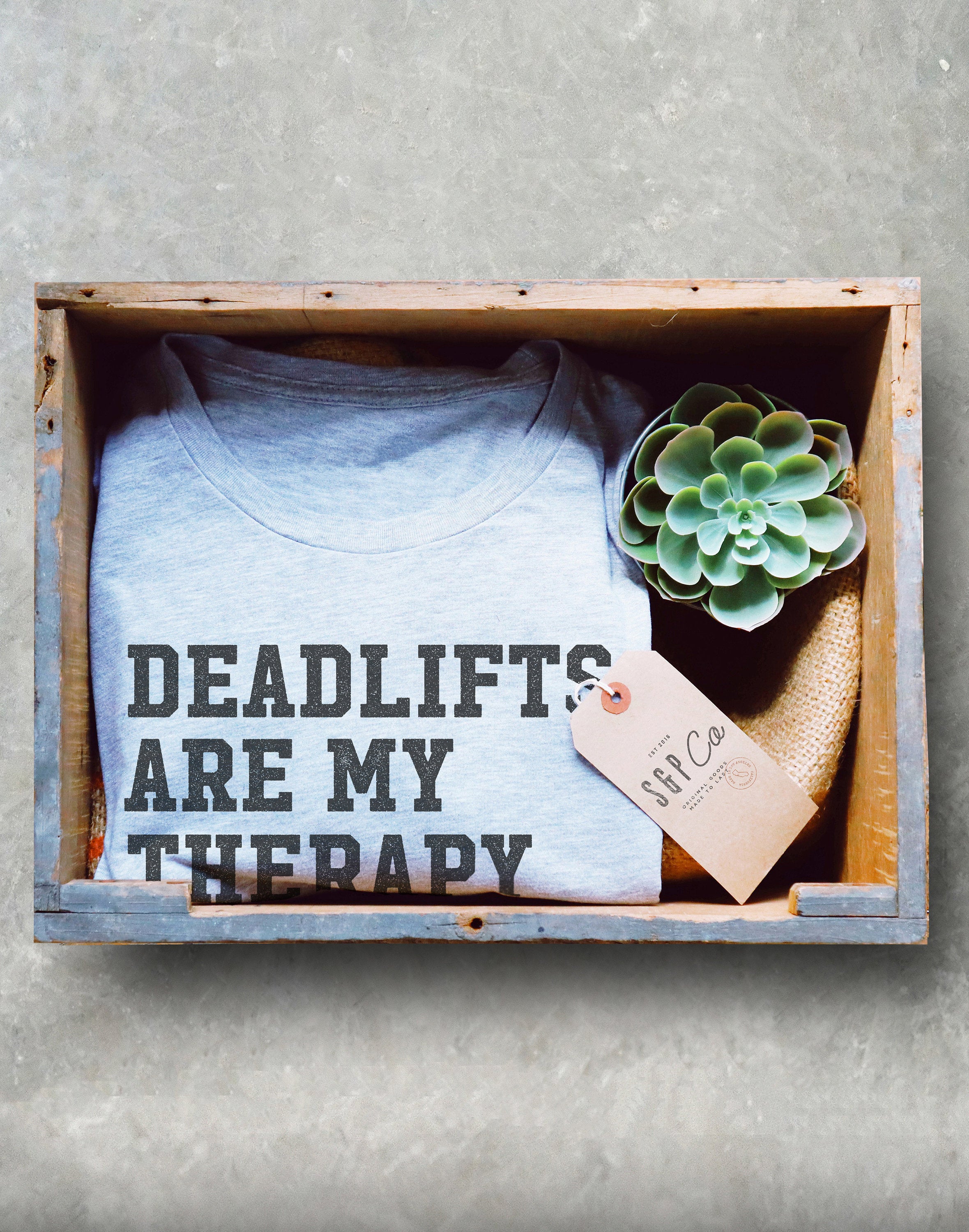 Deadlifts Are My Therapy Unisex Shirt - Gym shirt, Workout shirt, Deadlift shirt, Booty day, Weightlifting shirt, Bodybuilding, Powerlifting