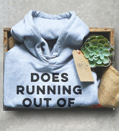 Does Running Out Of Wine Count As Cardio? Hoodie - Wine shirt, Funny wine shirt, Drinking shirt, Wine gift, Wine lover shirt, Wine Hoodie