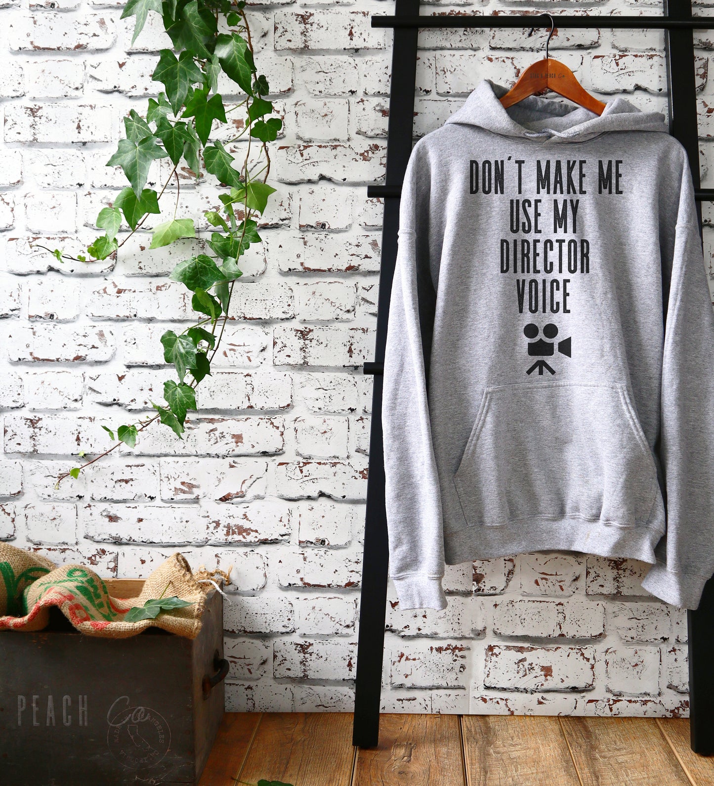 Don't Make Me Use My Director Voice Hoodie - Director Shirt, Director Gift, Film Shirt, Film Gift, Directing Shirt, Cameraman