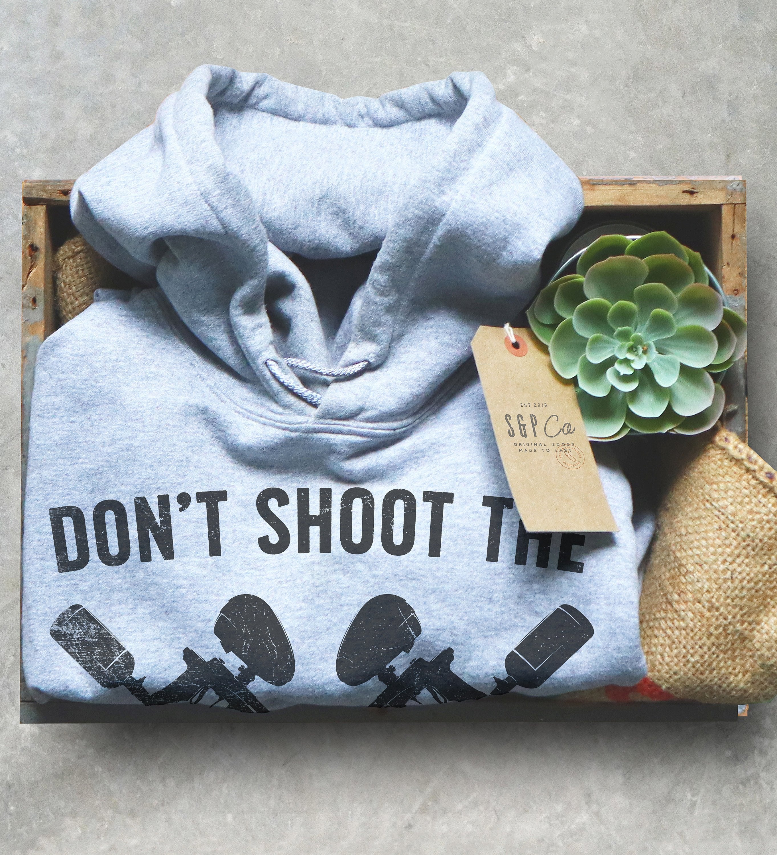 Don’t Shoot The Ref Hoodie - Paintball Shirt, Paintball Gift, Bachelor Party Shirt, Bachelorette Party Shirt, Team T-Shirts, Birthday Shirt