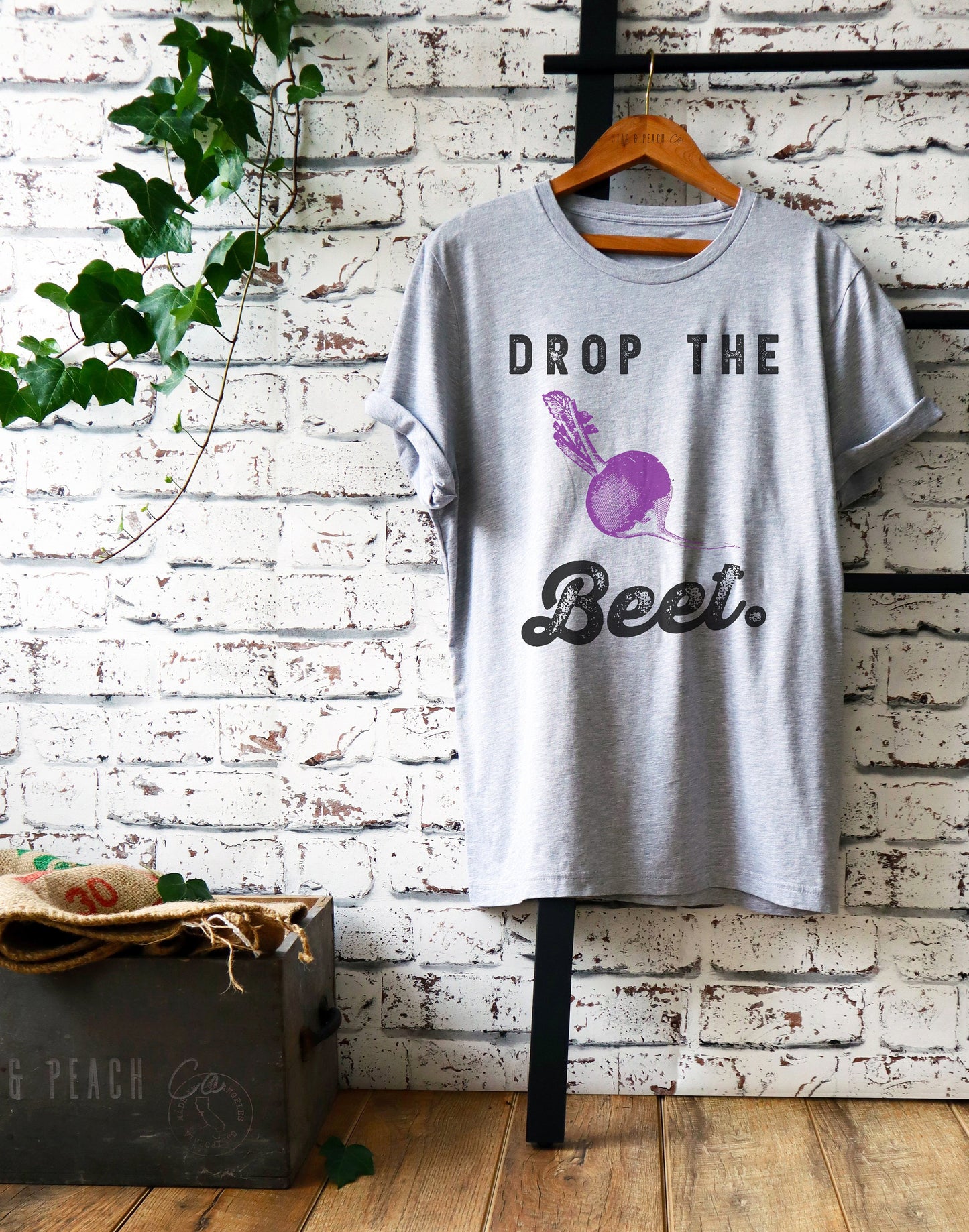 Drop The Beet Unisex Shirt - Gardening Shirt - Gardener Gift - Plant Shirt - Vegan Shirt - Plant Shirt - Foodie Gift - vegetable shirt