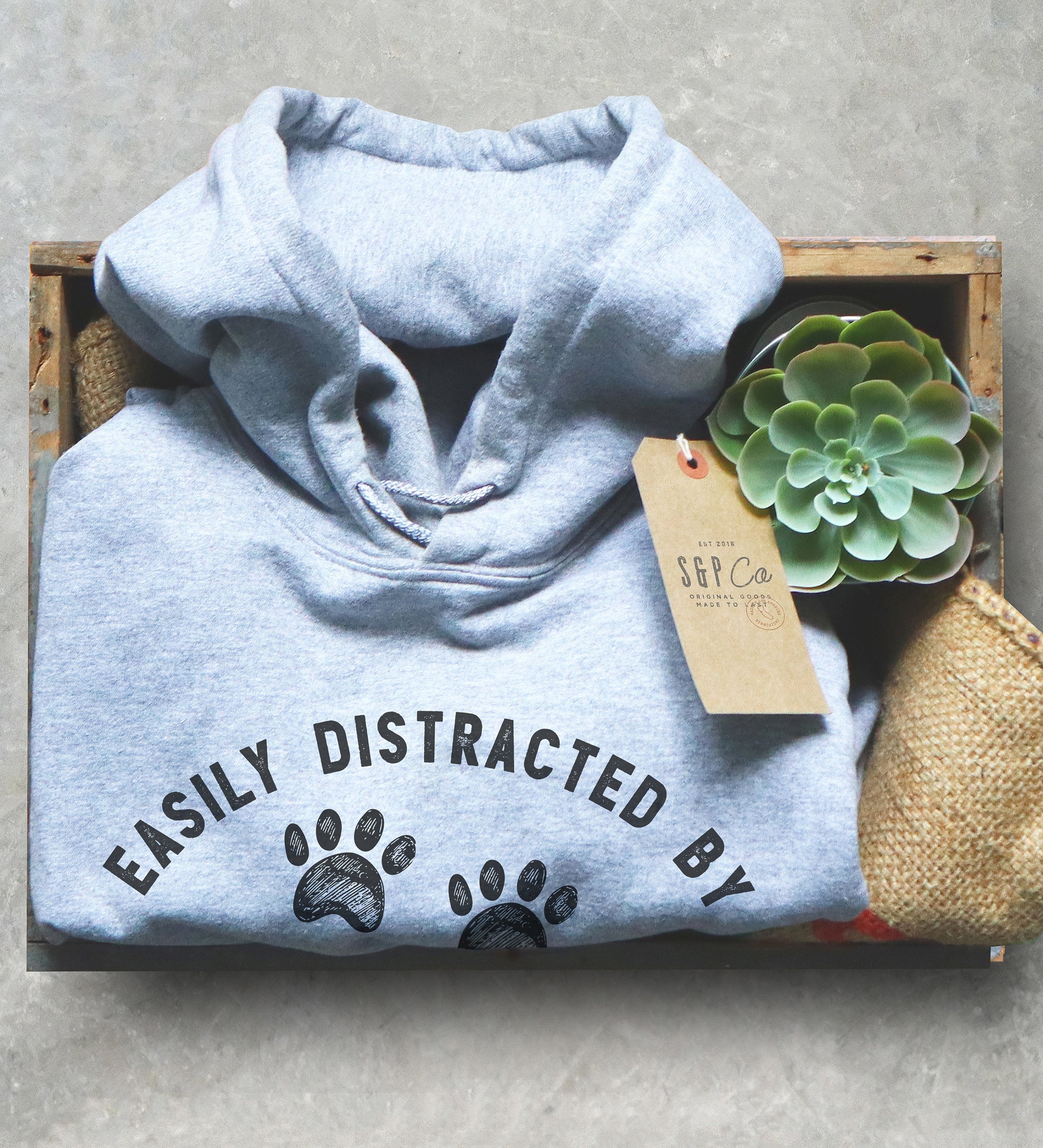 Easily Distracted By Dogs Hoodie