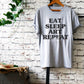 Eat Sleep Art Repeat Unisex Shirt - Artist shirt, Artist gift, Art Teacher Shirt, Painter Shirt, Graffiti artist, Gift for painter