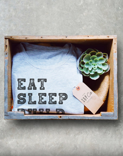 Eat Sleep Build Repeat  Unisex Shirt - Construction Shirt, Contractor Shirt, Construction Party, Builder Shirt, Fathers Day Shirt