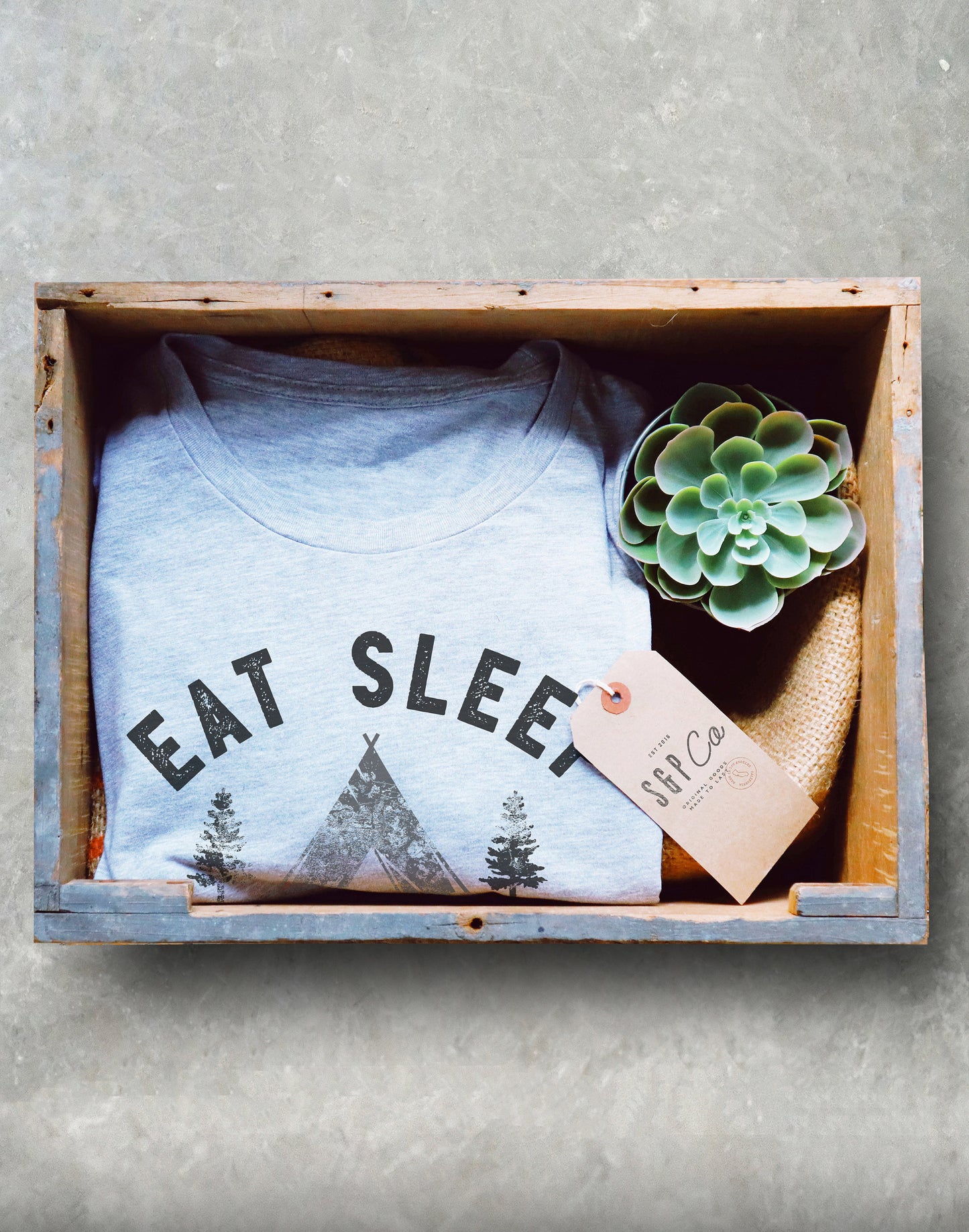 Eat Sleep Camp Repeat Unisex Shirt - Camping shirt, Happy camper shirt, Happy camper, Camping, Hiking shirt, Camping gift, Camp shirt
