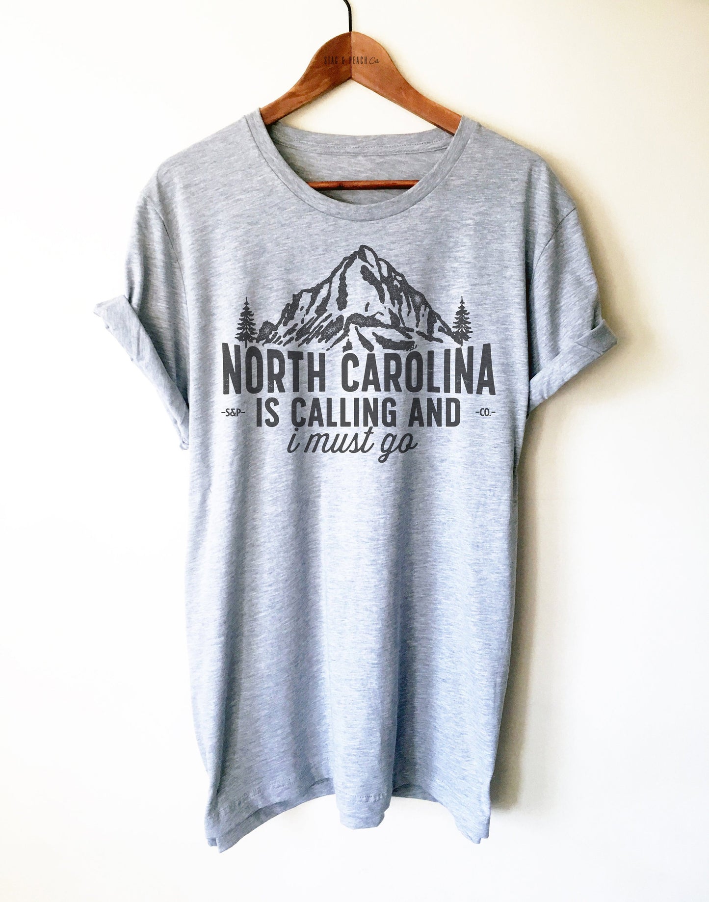 North Carolina Is Calling Unisex Shirt - North Carolina State Shirt, NC Shirt, North Carolina Gifts, Raleigh Shirt, Mount Mitchell Shirt