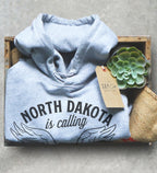 North Dakota Hoodie - North - Stag & Peach Co