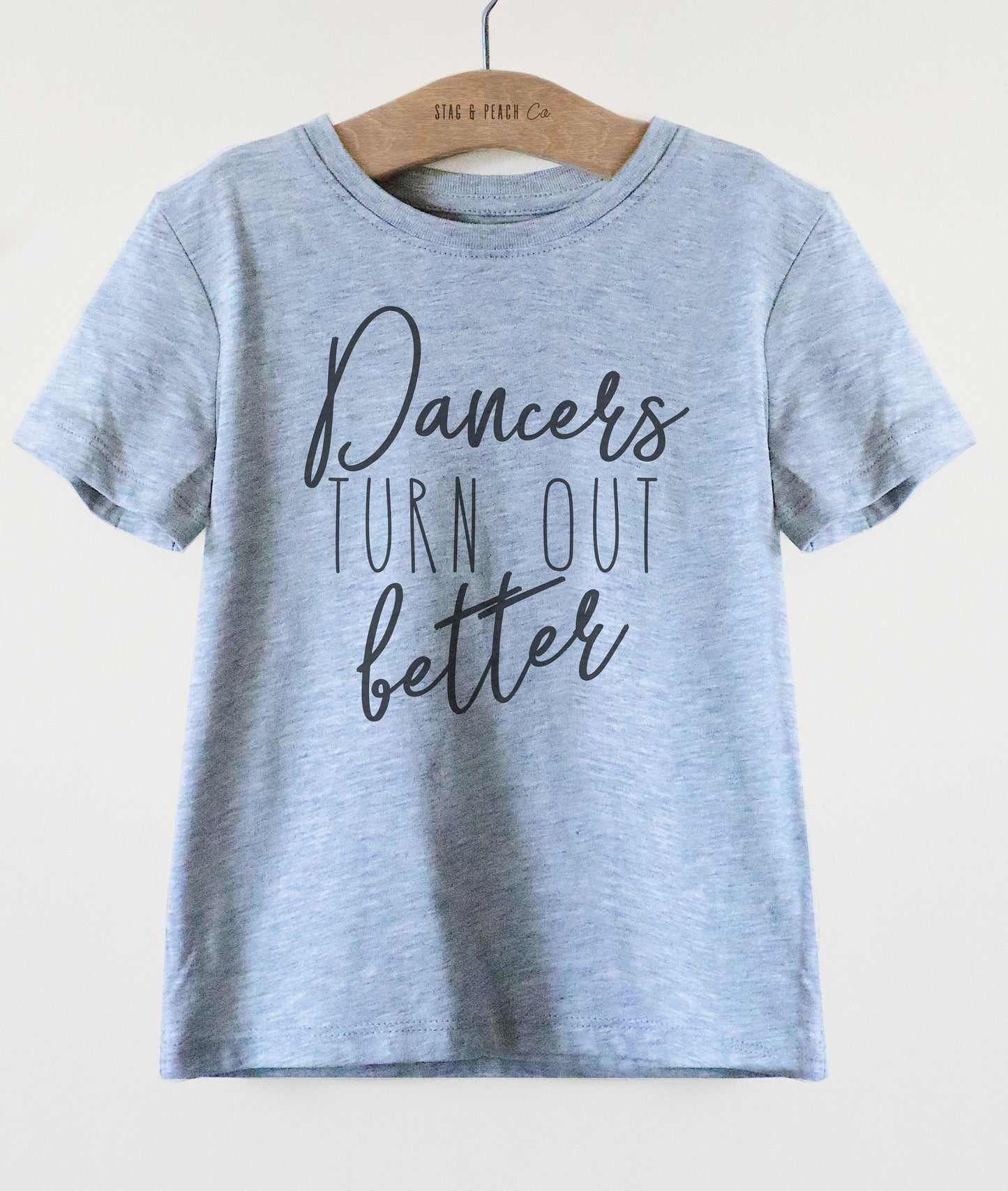 Dancers Turn Out Better Kids Shirt-Ballet Shirt, Dance Shirt, Ballerina Shirt, Ballet, Ballerina Toddler Shirt, Dancer Gift, Gift For Dancer