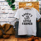 Daddy's Little Farmer Kids Shirt -Farm Toddler Shirt, Farm Shirts For Kids, Farm Toddler Clothes, Barnyard Birthday, Toddler Tractor Shirt
