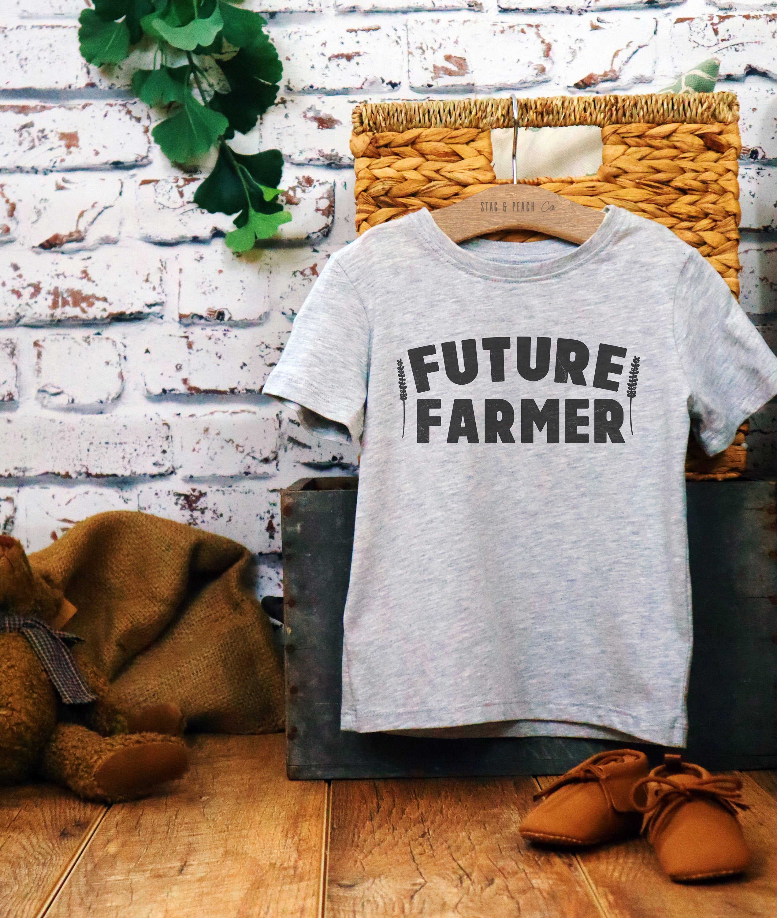 Future Farmer Kids Shirt - Farm Toddler Clothes, Farm Kids, Gift For Farmer, Farm Life Shirt, Farm Gift For Kids, Farm Birthday Shirt - Stag & Peach Co