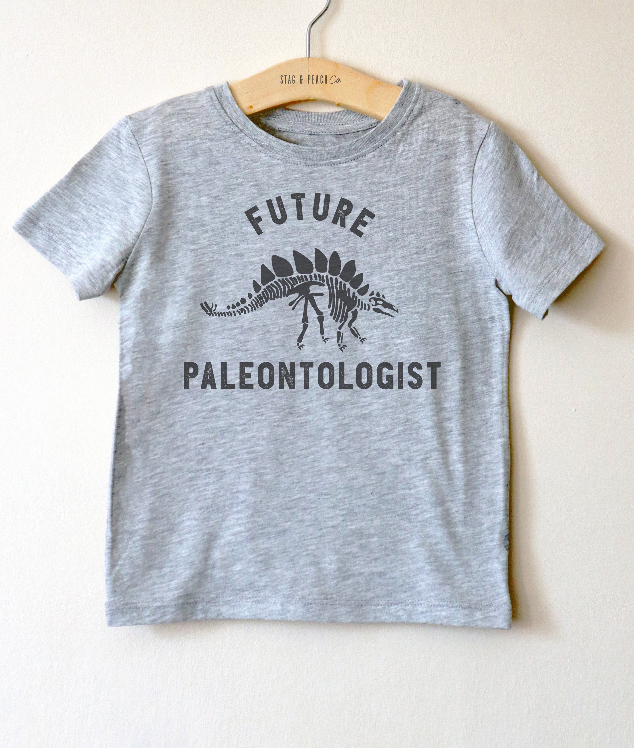 Future Paleontologist Kids Shirt-Dinosaur Shirt, Paleontology Shirt, Dinosaur Toddler Shirt, Dinosaurus Shirt, Palaeontology Gift, Youth Tee - Stag & Peach Co