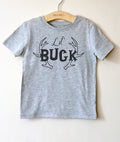 Lil Buck Kids Shirt - Deer Shirt, Little Brother Shirt, Hunting Shirt, Deer Print Shirt, Gift For Son, Father Son Matching Shirts, Boy Shirt - Stag & Peach Co