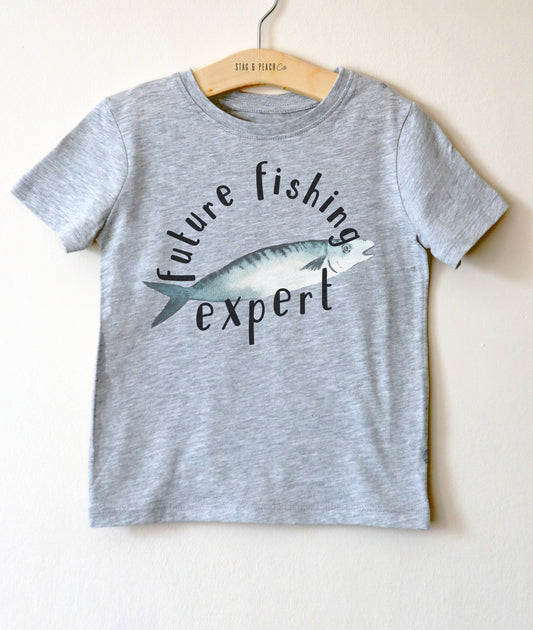 Future Fishing Expert Kids Shirt - Fishing Shirt, Fishing Gift, Kids Fishing Shirt, Fishing Birthday, Toddler Shirt, Matching Fishing Shirts