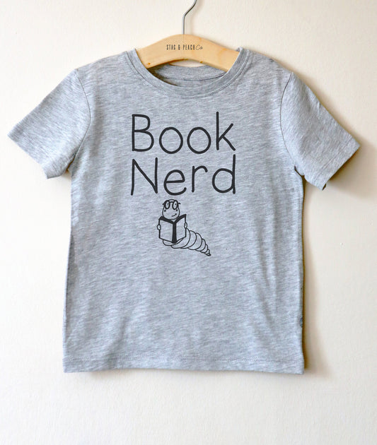 Book Nerd Kids Shirt - Bookworm Kids Shirts, Book Lovers Kids, Book T-Shirt, Literary Kids Shirt, Gift For Reader, Reading Shirts Kids
