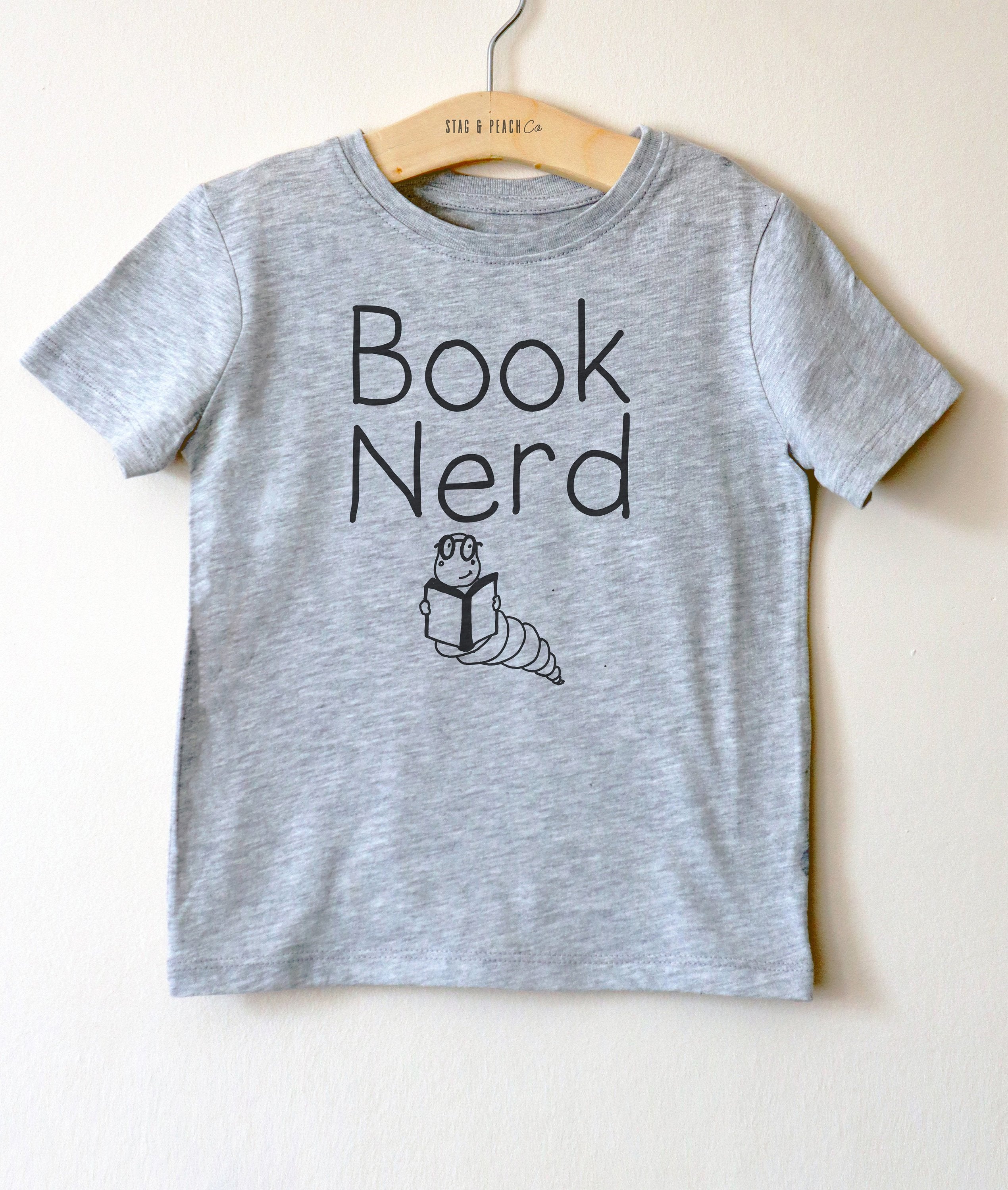 Book Nerd Kids Shirt - Bookworm Kids Shirts, Book Lovers Kids, Book T-Shirt, Literary Kids Shirt, Gift For Reader, Reading Shirts Kids