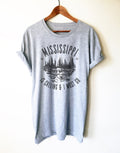 Mississippi Is Calling Unisex Shirt - Mississippi State Shirt, Home State Gift, Mississippi Pride, MS Shirt, River Shirt,  Jackson Shirt - Stag & Peach Co