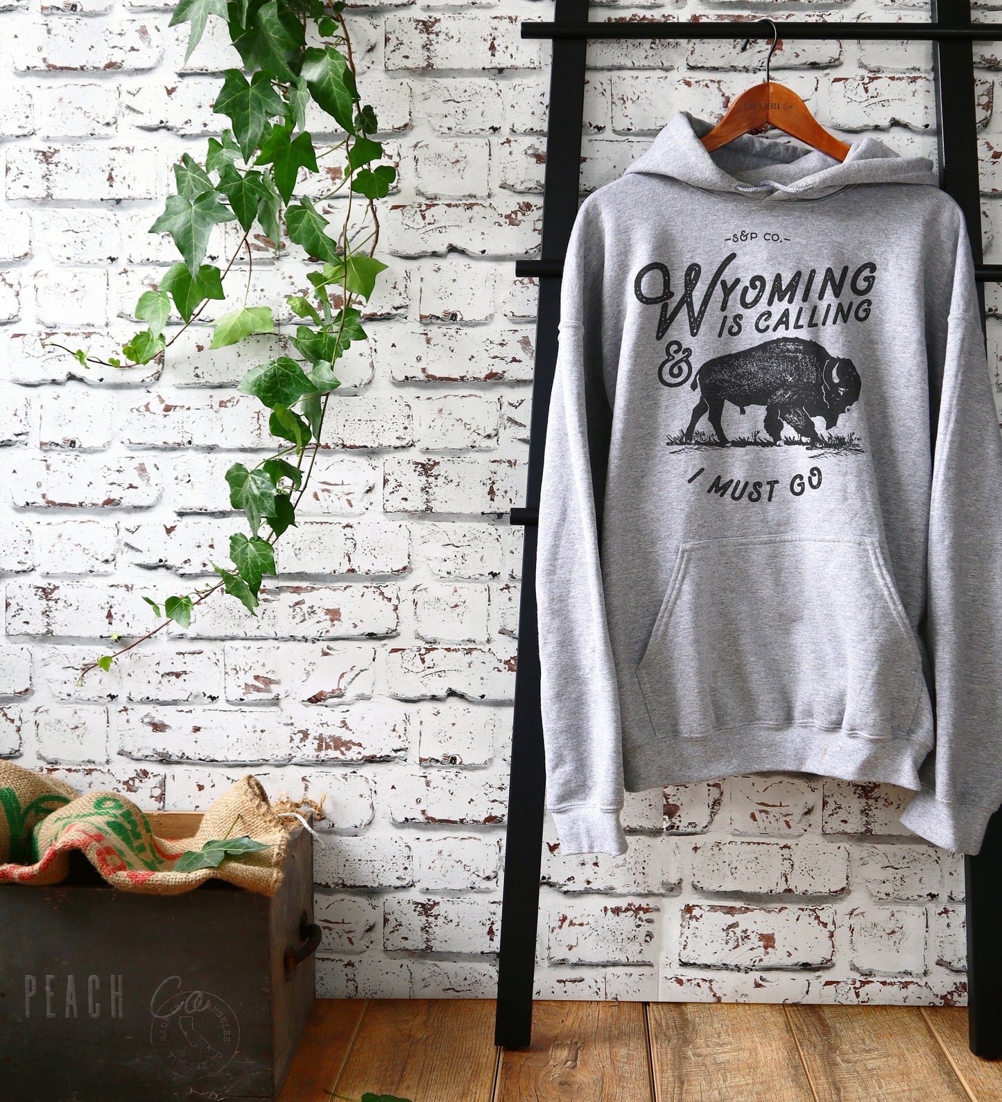 Wyoming Is Calling Hoodie - Wyoming Shirt, Buffalo Shirt, Bison Shirt, State Shirt, Cheyenne Shirt, National Park Shirt, Wyoming Sweatshirt