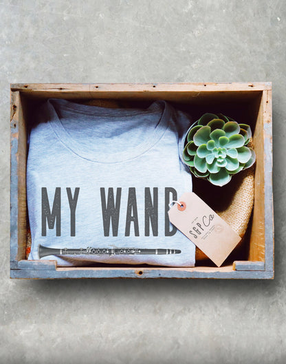 My Wand Chose Me Unisex Shirt - Clarinet Shirt, Clarinet player, Clarinet gift, Bass clarinet, Musician shirt, Clarinet lover