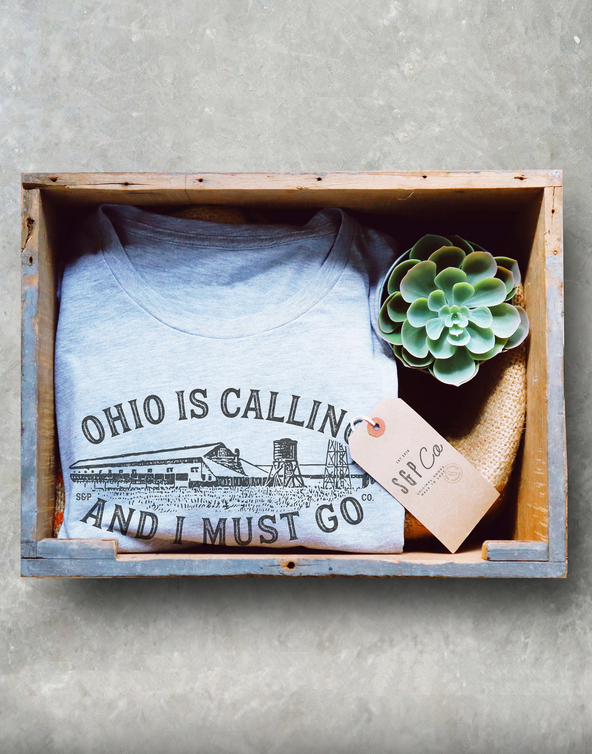 Ohio State Unisex Shirt - Ohio Is Calling And I Must Go Shirt, Buckeye Shirt, Ohio Home Shirt, Columbus Shirt, Midwest Shirt, Farm Shirt - Stag & Peach Co
