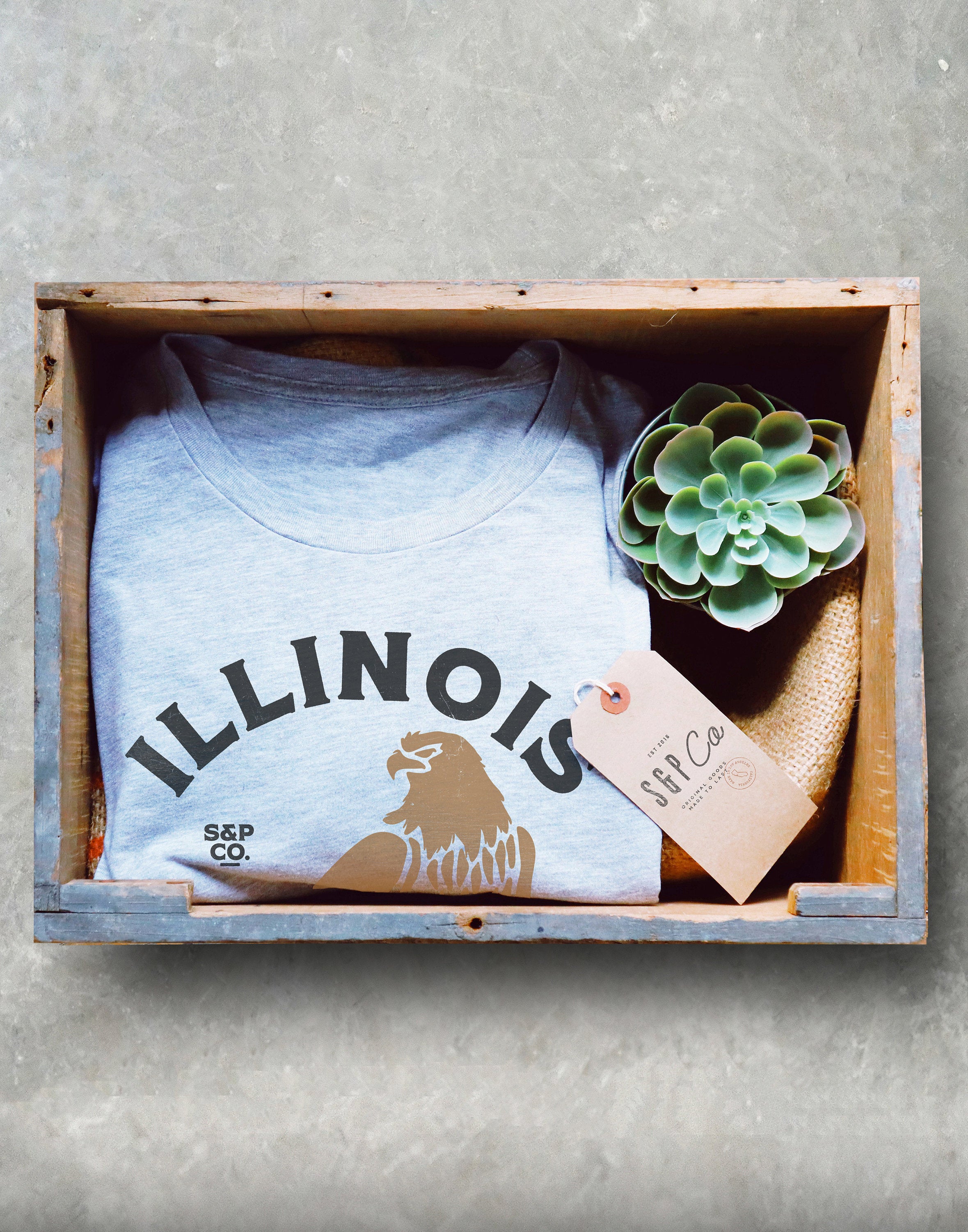 Illinois Unisex Shirt - Illinois Is Calling & I Must Go, Chicago Gift, Eagle Shirt, Prairie State T-Shirt, IL Home Tee, College Shirt - Stag & Peach Co