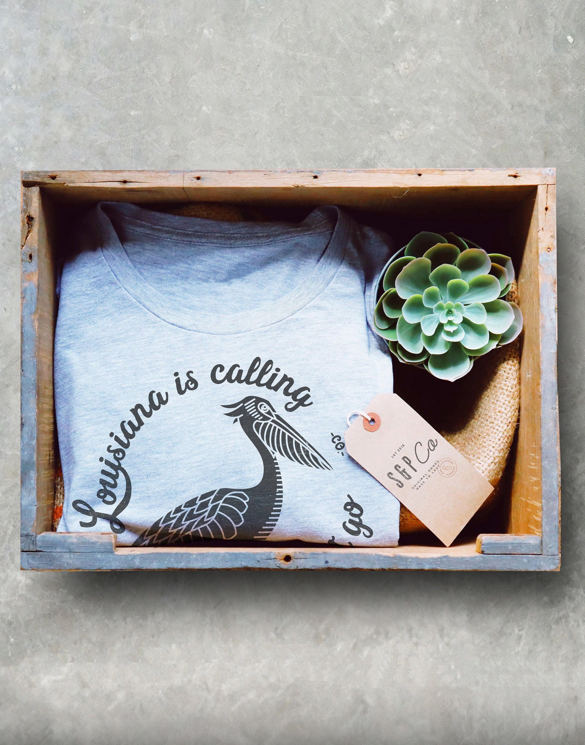 Louisiana Calling & I Must Go Unisex Shirt - Deep South Gifts, LSU Shirt, New Orleans Shirt, Pelican State T-Shirt, State Pride Shirt - Stag & Peach Co