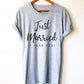 Just Married 1 Year Ago Unisex Shirt - 1st Wedding Anniversary Gift, Honeymoon Shirt, Mini Moon Shirt, 1 Year Anniversary, Gift For Wife