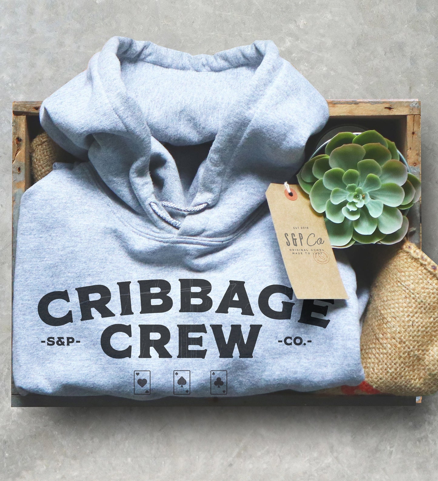 Cribbage Crew Unisex Hoodie - Cribbage Shirt, Tournament Shirt, Cribbage Team Shirts, Cribbage Master Shirt, Cribbage Lover Gift, Dad Shirt