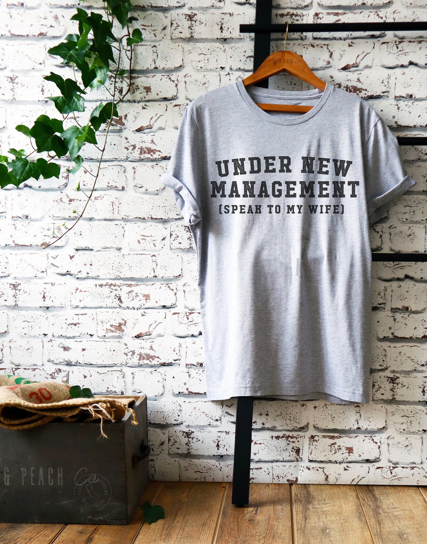 New Husband Shirt - Under New Management, Funny Wedding Shirt, Newlyweds Gift, Honeymoon Shirt, Husband To Be Gift, Engagement Party