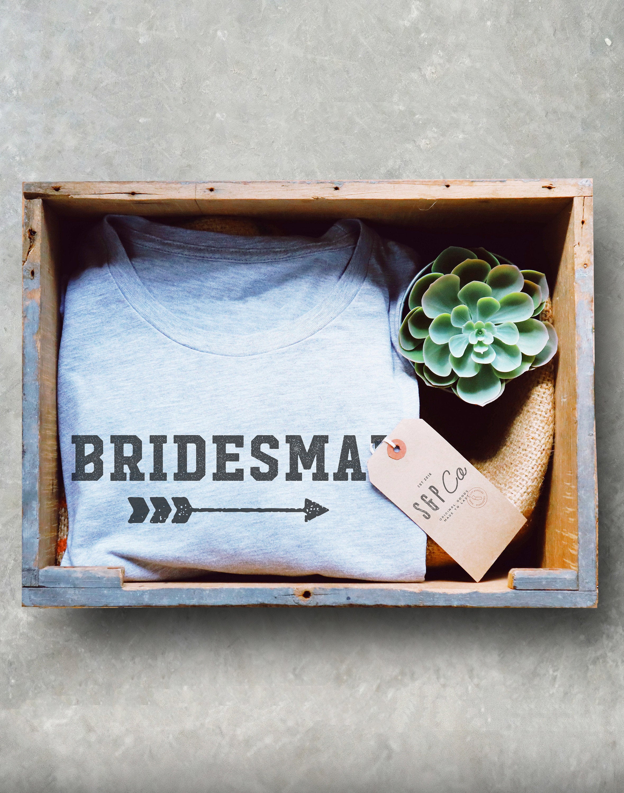 Brides Man Unisex Shirt - Man Of Honor Shirt, Bridal Party Shirts, Bridesman Shirt, GBF Shirt, Bachelorette Shirts, Bride Photoshoot Shirt - Stag & Peach Co