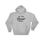 Eat Sleep Throw Repeat Hoodie - Discus Shirt, Discus Gift, Discus Thrower, Track and Field, Discus Throw Shirt, Track Field Thrower