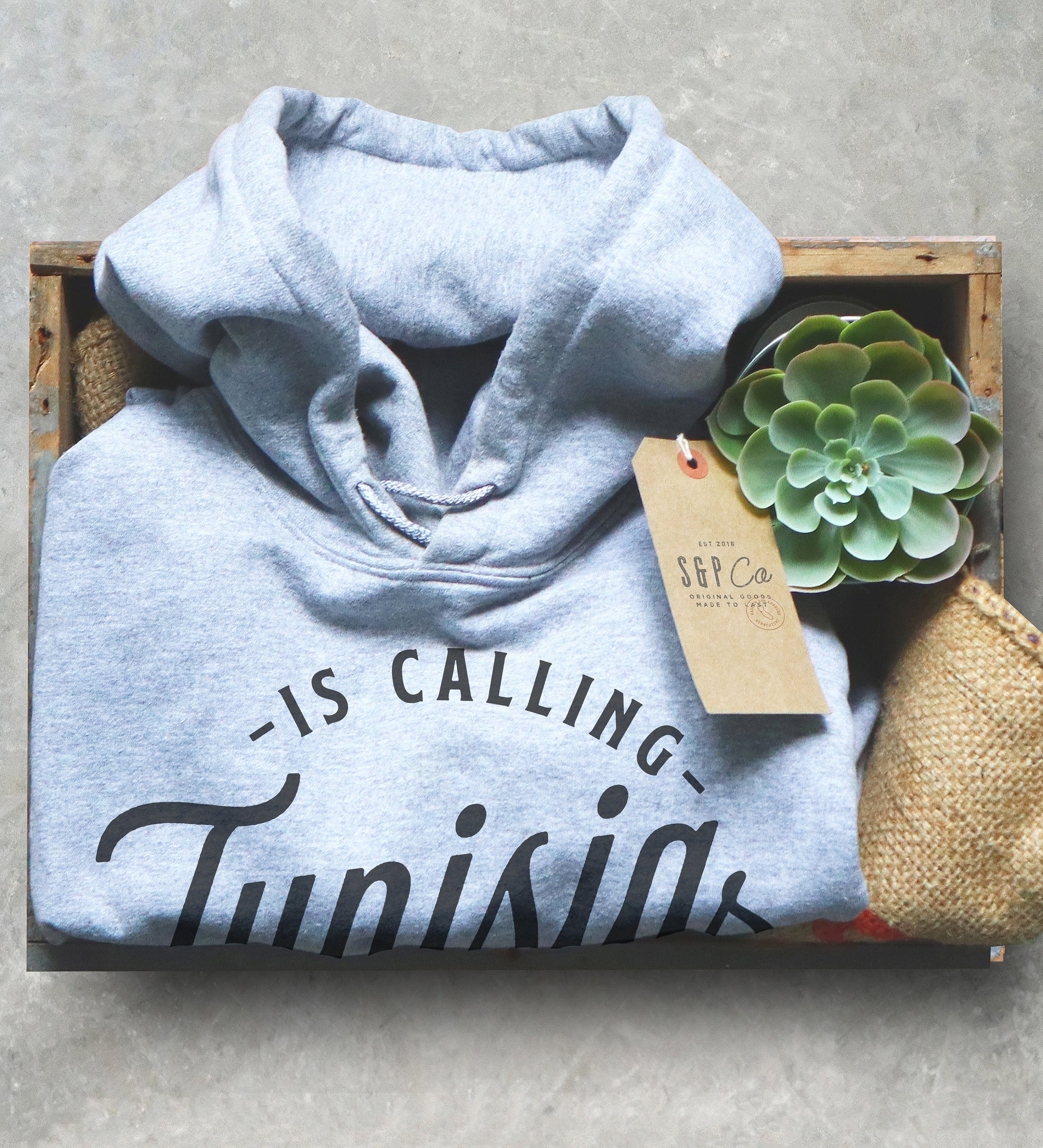 Tunisia Unisex Hoodie - Tunisia - Stag & Peach Co