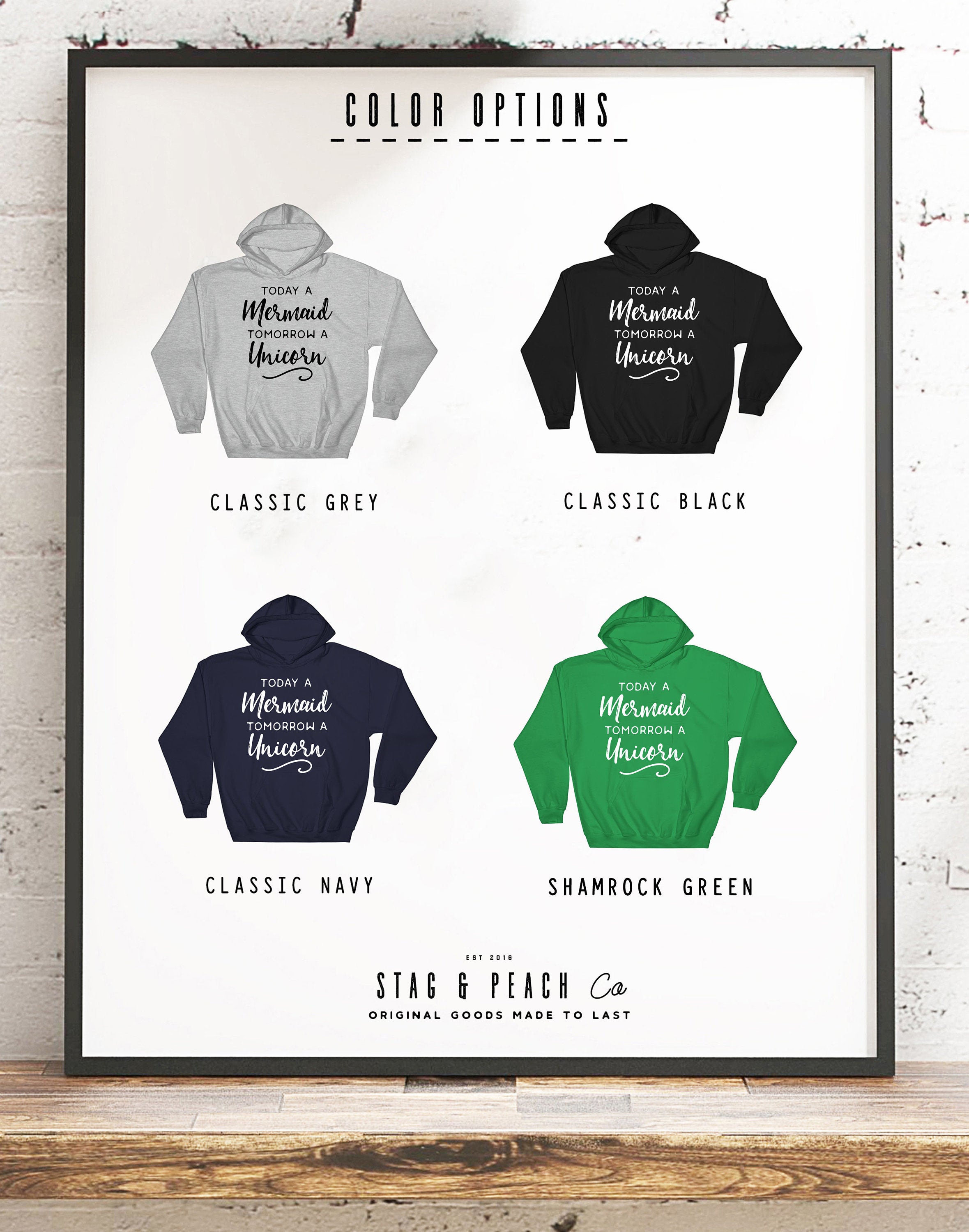 Today A Mermaid Tomorrow A Unicorn Hoodie - Unicorn T Shirt, Unicorn Gift, Unicorn Birthday, Unicorn Party, Mermaid Shirt, Mermaid Gift