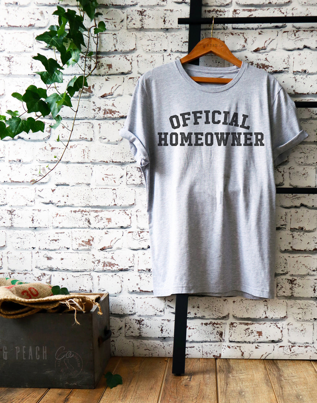 Official Homeowner Unisex Shirt - New Homeowner Gift, Housewarming Gift, Newlywed Shirt, Wedding Gift, New Home Shirt, Real Estate Agent Tee - Stag & Peach Co