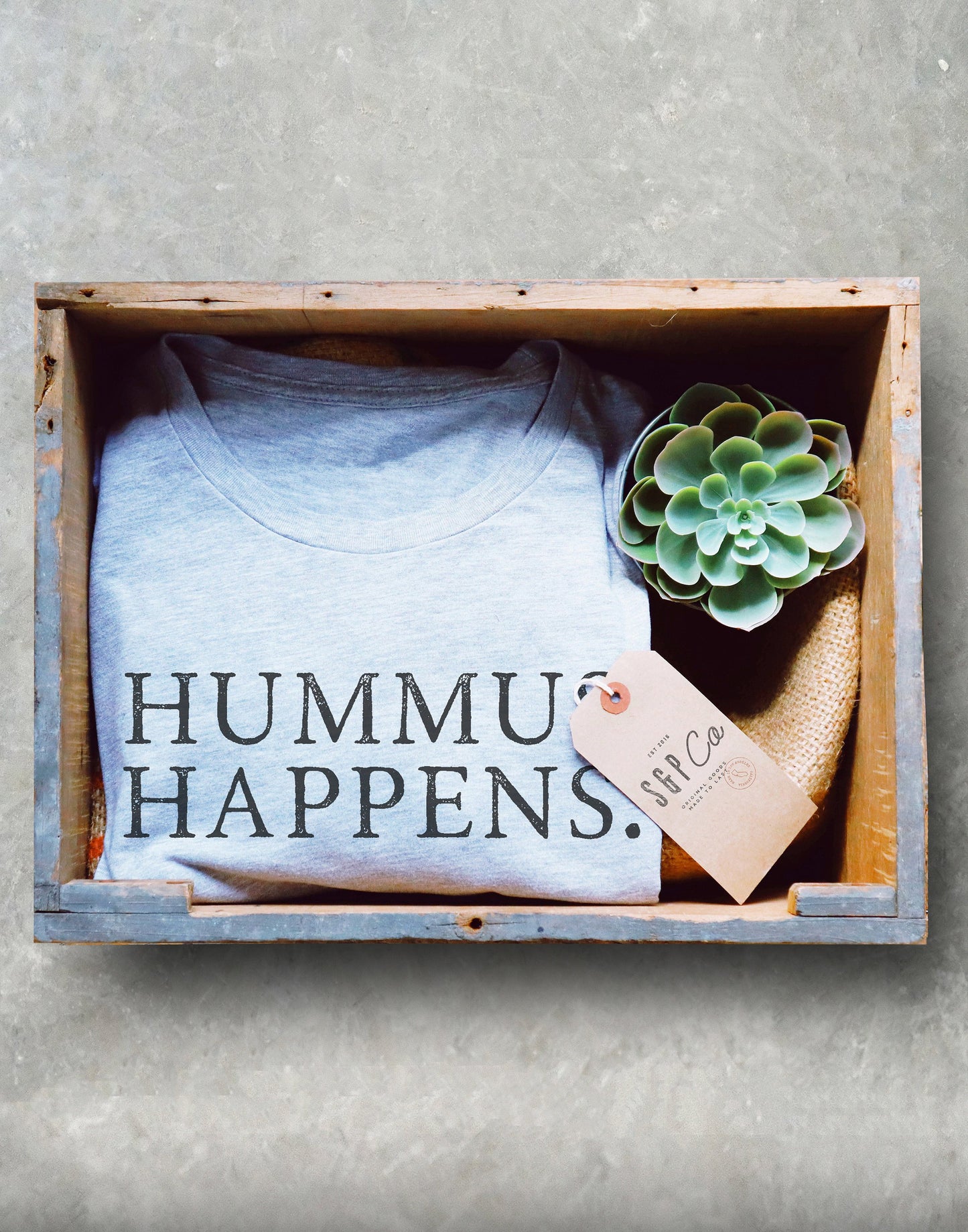 Hummus Happens Unisex Shirt - Vegan