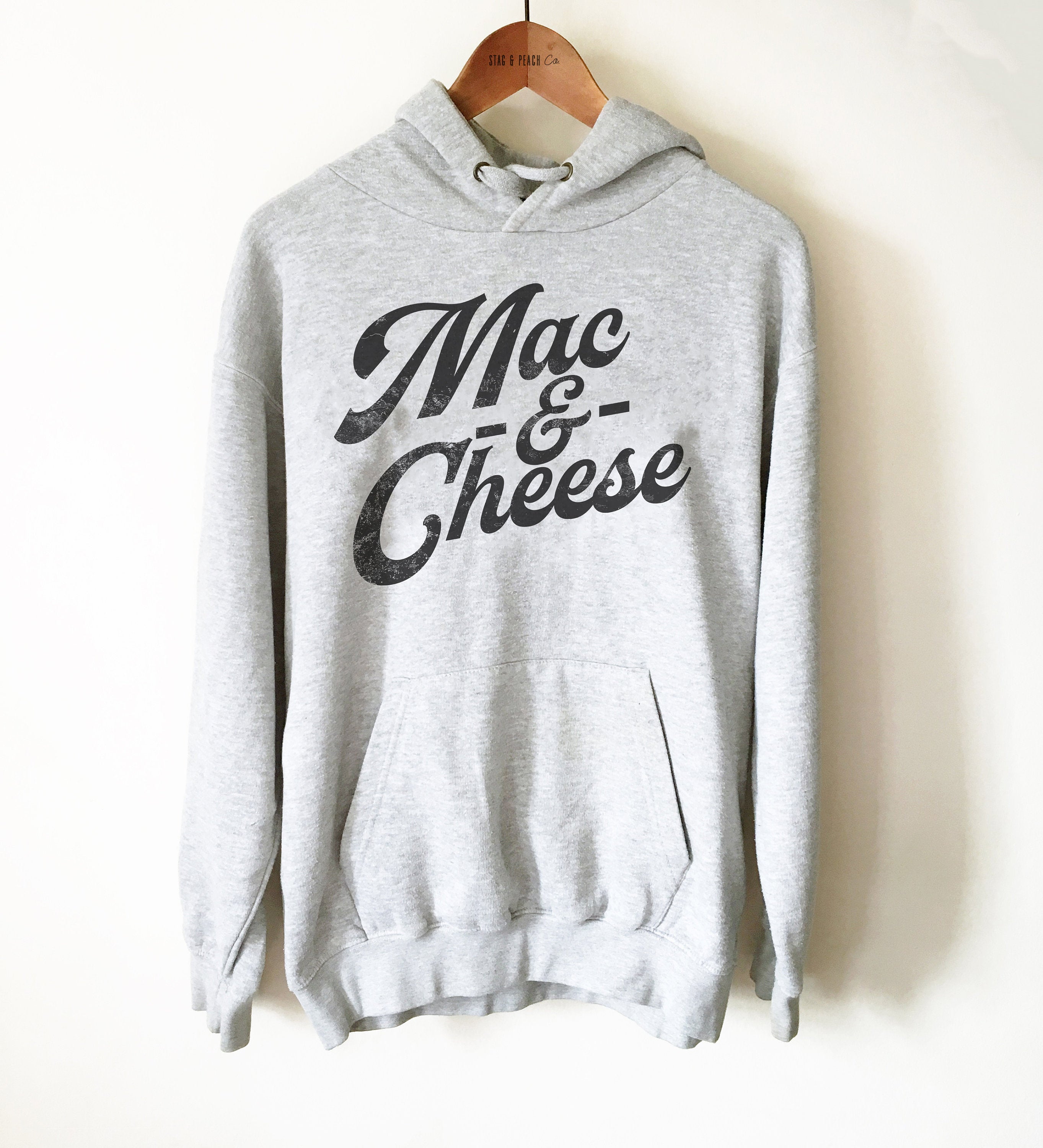 Mac And Cheese Unisex Hoodie - Pasta Lover Gift, Chef Shirt, Cook Shirt, Diner T-Shirt, Macaroni Tee, Anniversary Matching His & Hers Shirts