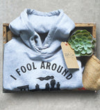 I Fool Around With Models Unisex Hoodie - Train Shirt, Model Train Collector Gift, Train Set Shirt, Train Driver Tee, Train Hobbyist Gifts