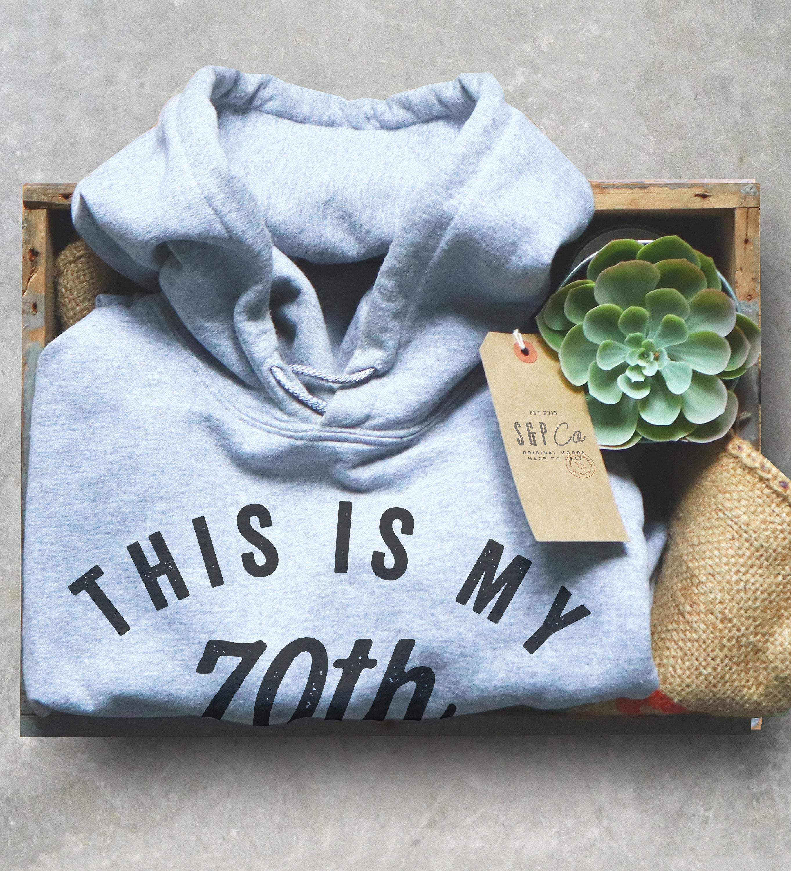 70th Birthday Unisex Hoodie - Stag & Peach Co
