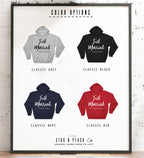 Just Married 1 Year Ago Unisex Hoodie - 1st Wedding Anniversary Gift, Matching Couples Shirts, Married Since 2018, Mr and Mrs Shirts