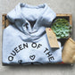 Queen Of The RV Unisex Hoodie - Camping Shirt, Camper Sweatshirt, Funny RV Shirt, Family Road Trip Shirt, Gift For Mom, Wife or Daughter