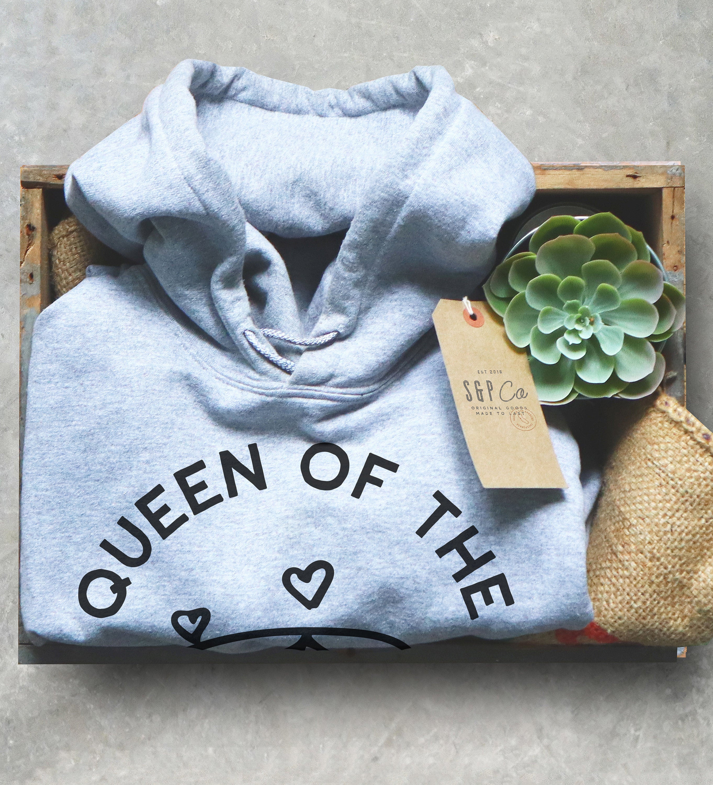 Queen Of The RV Unisex Hoodie - Camping Shirt, Camper Sweatshirt, Funny RV Shirt, Family Road Trip Shirt, Gift For Mom, Wife or Daughter