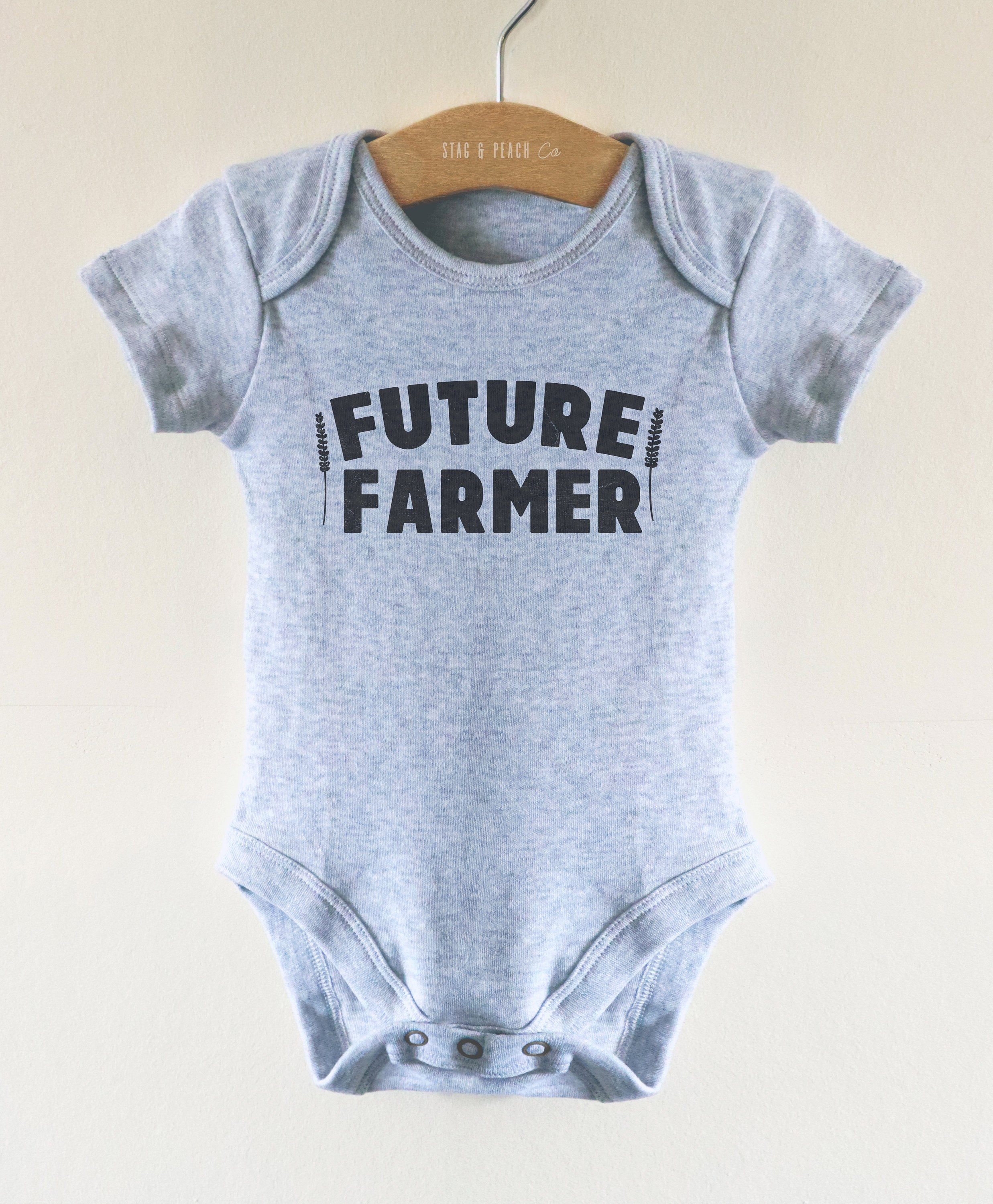 Future Farmer Baby Bodysuit - Stag & Peach Co
