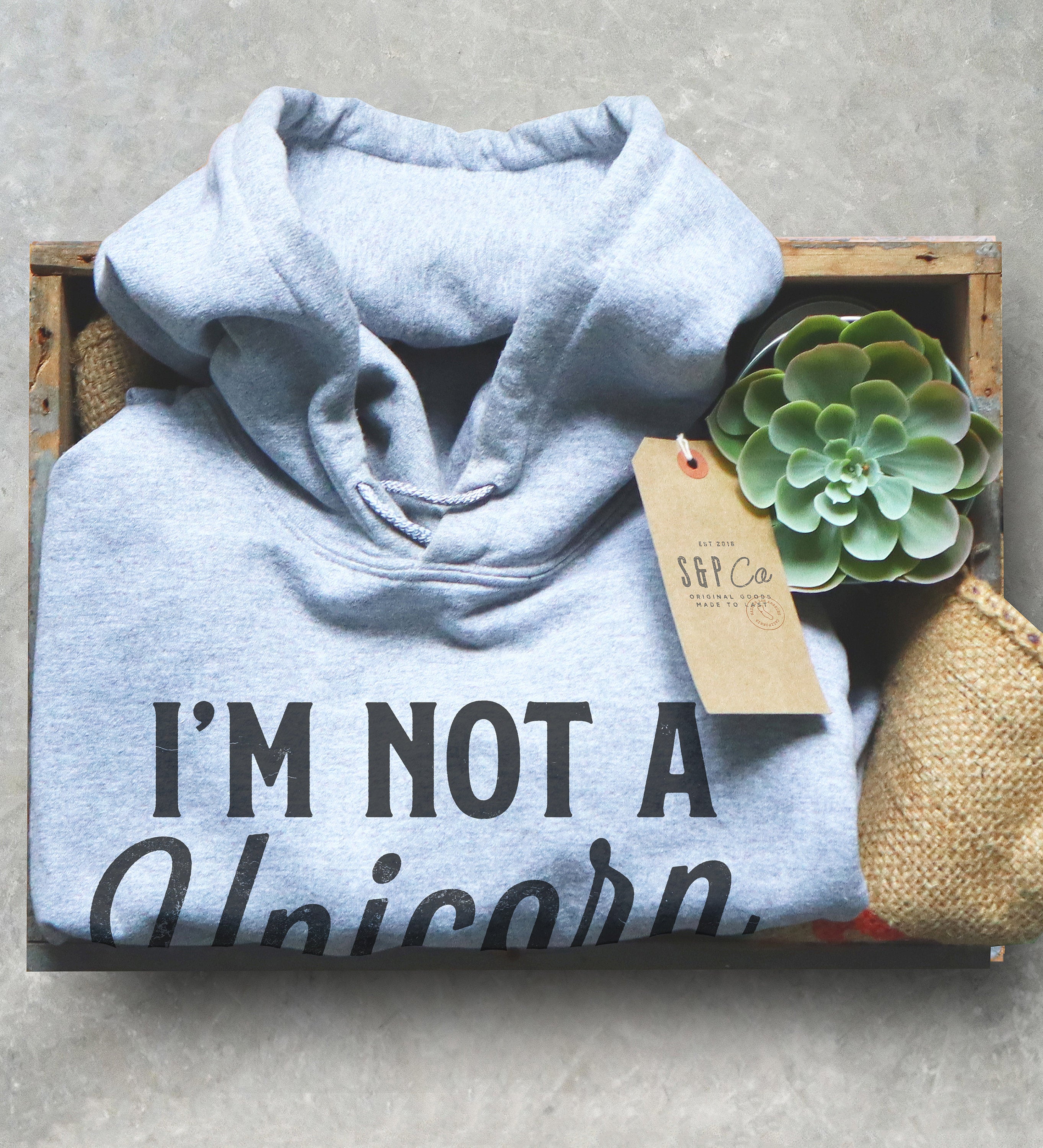 I’m Not A Unicorn Hoodie