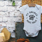 My Siblings Have Paws Baby Bodysuit