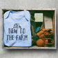 New To The Farm Baby Bodysuit