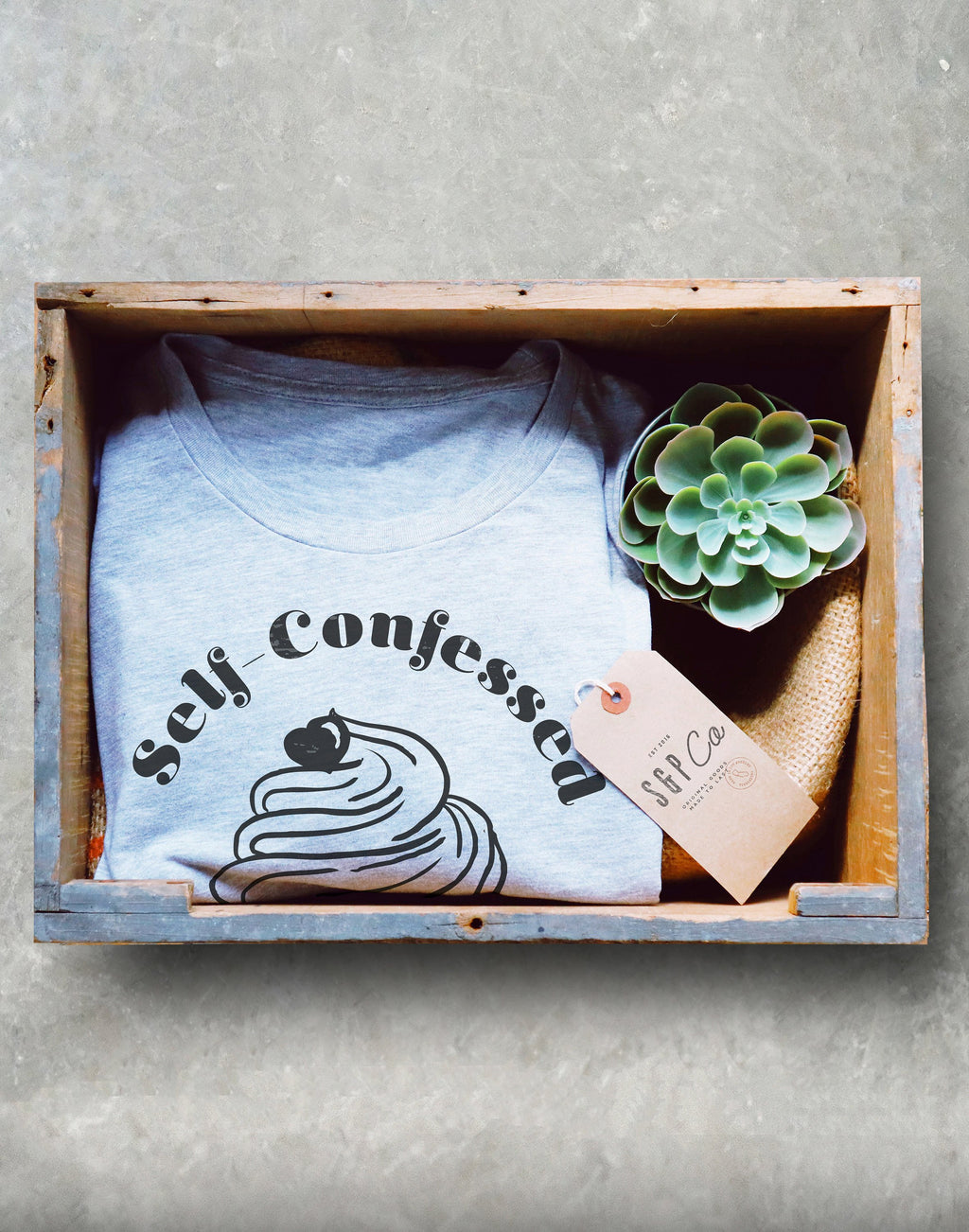 Self-Confessed Sweet Tooth Unisex Shirt - Sweet Tooth Shirt, Cupcake Birthday Party Shirt, Dessert Shirt, Sweet Lover Gift, Foodie Gift