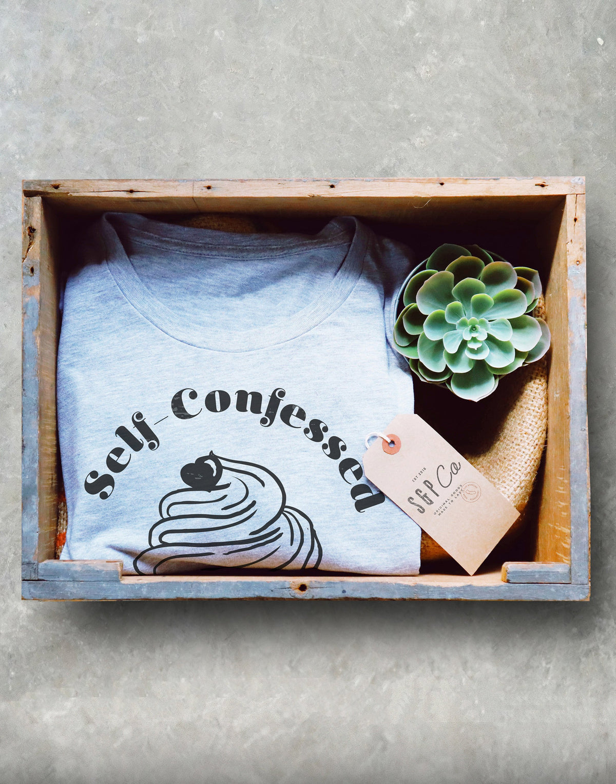 Self-Confessed Sweet Tooth Unisex Shirt - Sweet Tooth Shirt, Cupcake Birthday Party Shirt, Dessert Shirt, Sweet Lover Gift, Foodie Gift