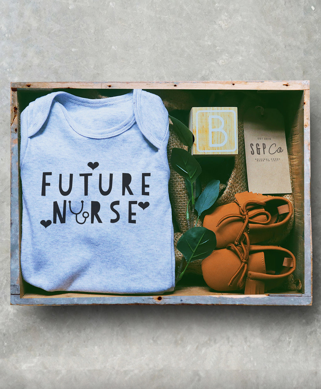 Future Nurse Baby Bodysuit - Stag & Peach Co