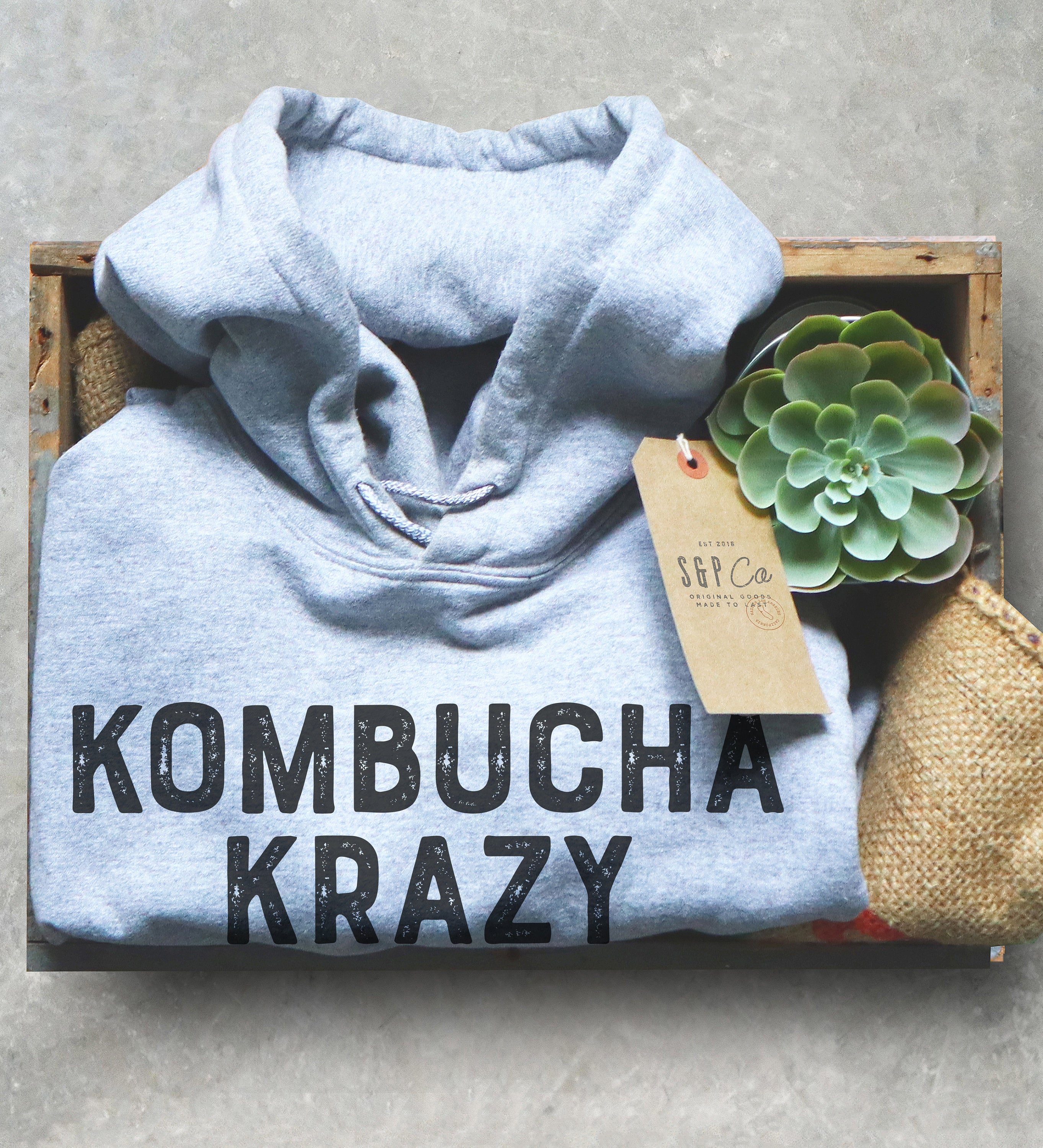 Kombucha Lover Unisex Hoodie - Kombucha Tea Brewer Shirt, Hipster Gift, Foodie Gift, Kombucha Culture Sweatshirt, Chinese Drink Shirt